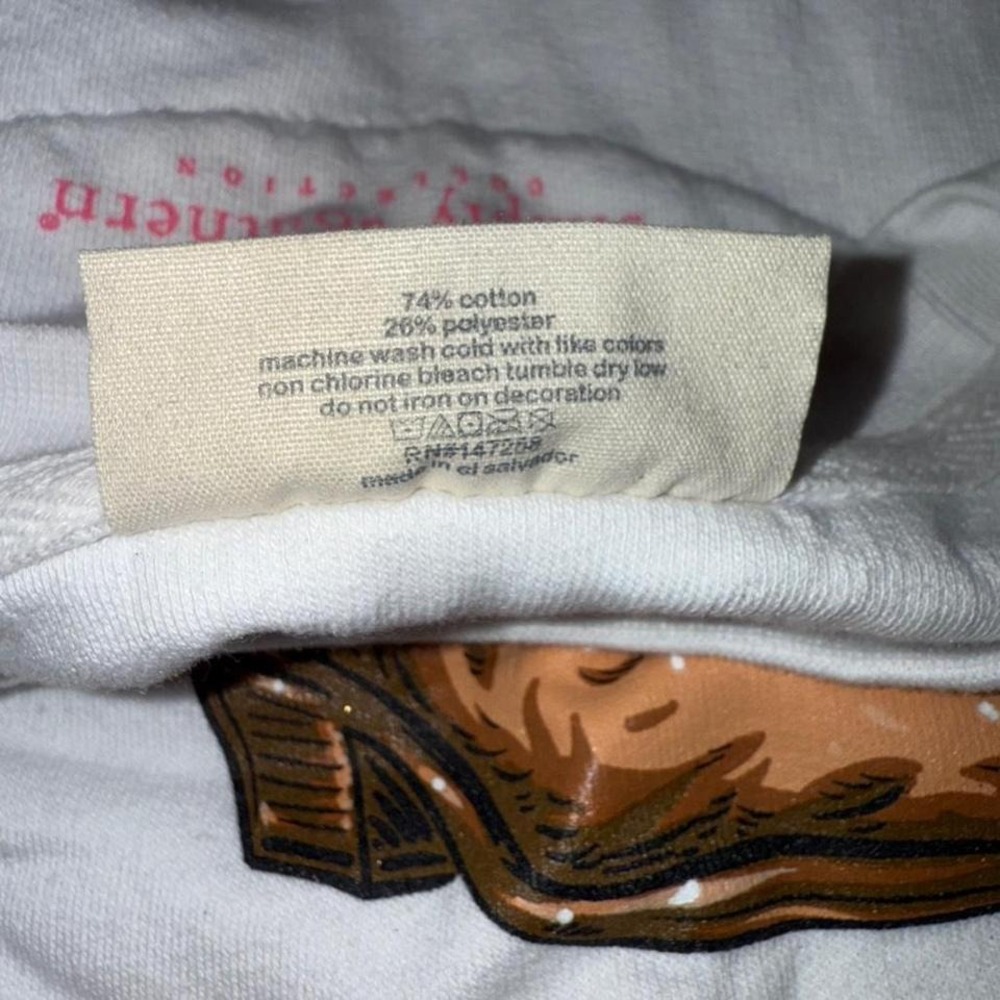 BOOTS&BOWS WHITE/PINK GOLD GLITTER COUNTRY WESTERN SWEATSHIRT‎ LADIES MEDIUM - Picture 5 of 8